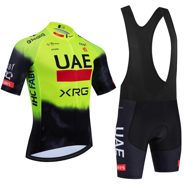 2026 New WHITE Cycling Jersey UAE Team Bike Jersey Shorts 10 Color Men Women Quick dry Ropa Ciclismo Pro Bicycle TShirt Clothing