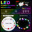 10-300Pcs LED Flower Crowns Light Up Headbands Glowing Flower Crown Garland Glow in the Dark Headband for Wedding Party favors
