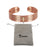 Pure Copper Bracelets for Men Cross Bible Adjustable Cuff Magnetic Bangles 15mm Arthritis Health High Magnet Jewelry Resizable
