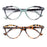 MODFANS Gafas de lectura de ojo de gato para mujer, con bisagra de resorte, ligeras, para presbicia, con dioptrías de +0.5 a +4.0