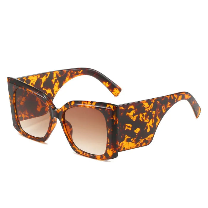 Women Oversize Square Sunglasses Men Wide Glasses Legs Travel Male Shades Female Gafas Oculos Retro Brand Designer Luxury UV400