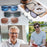 Gafas de sol de lectura extragrandes Adecuadas para hombres y mujeres Montura cuadrada clásica Para uso en exteriores Con lentes graduadas.