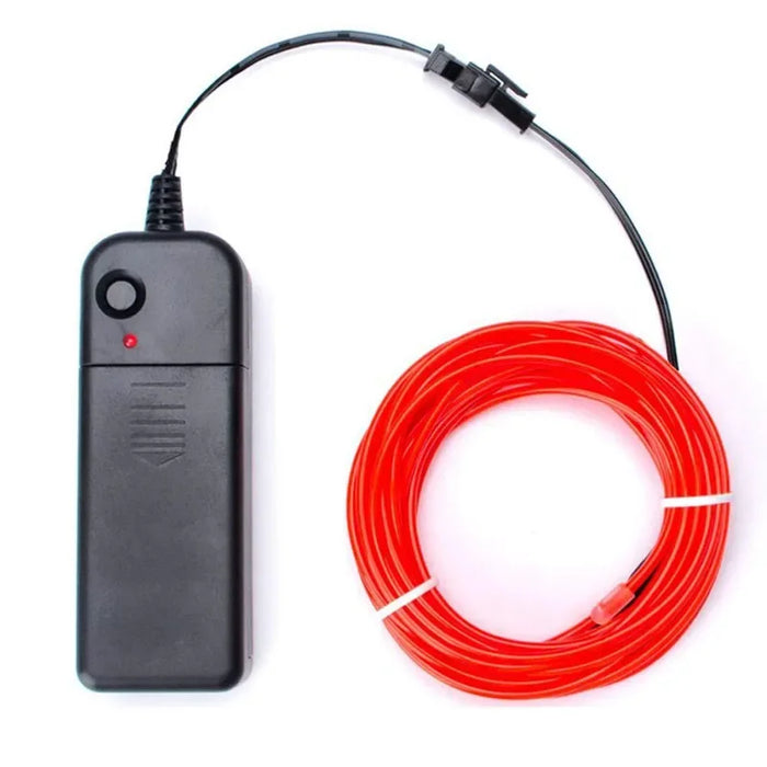 Flexible Neon Light Glow EL Wire Rope Cable LED Lights For Christmas Dance Rave Decoration DIY Shoes Clothing USB LED Strip Lamp