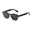 Vintage Fashion Shell Round Sunglasses Women Men 2024 Brand Design Retro Rivet Yellow Blue Lens Square Sun Glasses Female UV400