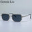 Gafas de sol rectangulares steampunk de montura pequeña clásica para hombre 2026 de marca de lujo, retro, estilo punk, para conducir, protección UV400