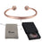 Vinterly Pure Copper Bracelets Magnetic Shiny Adjustable Bangles Arthritis Pain Relief Health Magnet Jewelry Anti Radiation