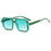 Lunettes de soleil carrées vintage à double pont pour hommes et femmes, de luxe, pour l'extérieur, lunettes de soleil pilote pour femmes, protection UV400