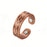 Trendy Punk Magnetic Therapy Pure Copper Rings for Women Men Anti Snoring Ring Power Slimming Health Care Jewelry