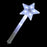 1pc LED Étoile à cinq branches Clignotante Lumineuse Baguette Lumineuse Colorée Fluo Princesse Cadeau Fête Anniversaire Fournitures
