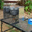 8/9/10 Platos Estufa de Gas Parabrisas Exterior Camping Picnic Cocina Quemador Pantalla Cortavientos Aleación de Aluminio Pantalla Cortavientos
