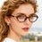 Unisex Oval Vintage Fashion Presbyopic Reading Glasses Anti Blue Light Blocking Readers Eyeglasses for  Women