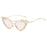 Ins Nouvelles Lunettes de soleil de luxe à double faisceau œil de chat pour femmes Y2K, design de fleur en diamant, tendance, décontractées, pour hommes, Gafas De Sol UV400