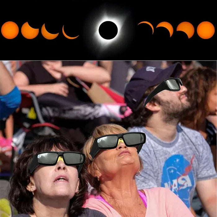Lunettes d'éclipse solaire 1/2/3/5 pièces, sûres, certifiées ISO, pour l'observation de l'éclipse solaire