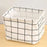 1pc Cotton Linen Fabric Waterproof Desktop Sundries Basket Storage Box Cosmetic Toy Organizer Underwear Socks Clothes Storagebag