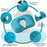 Press On Inflatable Pillow to Relax Neck Travel U-shaped Pillow Foldable and Portable With Leak Proof Device Ordinary U-shaped