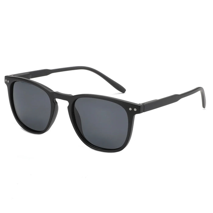 ZENOTTIC 2 Pack Polarized Sunglasses for Women Men Vintage Round and Square Frame UV Protection Shades Driving Sun Glasses