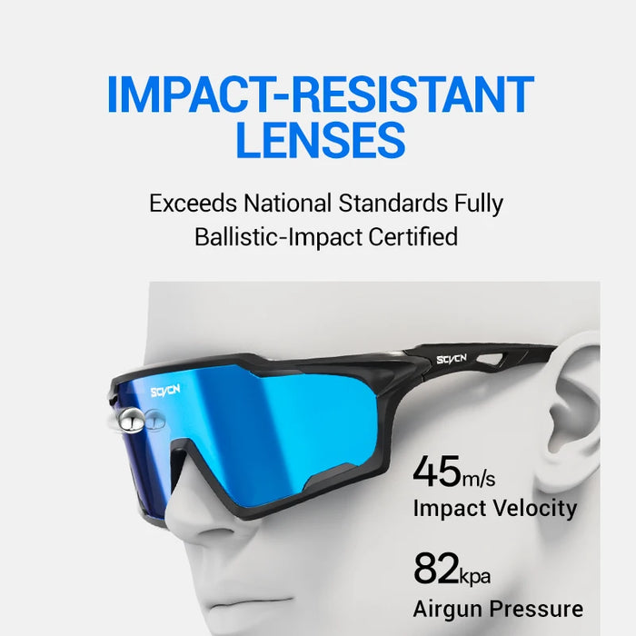 SCVCN New Photochromic Cycling Glasses Outdoor Bike Men Women MTB Road Bicycle Sports Sunglasses Mountaineering UV400 Goggles
