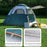 Automatic Thickened Outdoor Camping Tent Portable Folding Quick-Open Picnic Camping Shelter Rainproof Overnight Stay