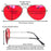 SHINU Gafas con lentes de bloqueo de luz azul para hombre, lentes naranjas, filtro de luz azul, mejor sueño y descanso, montura de metal