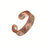 Trendy Punk Magnetic Therapy Pure Copper Rings for Women Men Anti Snoring Ring Power Slimming Health Care Jewelry