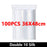 100Pcs Thicken Zipper Sealed Bags Clear Plastic Storage Bag for Small Jewelry Food Packing Reclosable Ziplock Sealing Bags