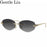 Rimless Leopard Head Sunglasses Men Luxury Designer Vintage Small Oval Sun Glasses Male Metal Frame Eyewear Retro Driving Shades