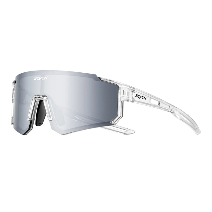 SCVCN Fashion Outdoor Cycling Sunglasses Men MTB Bike Glasses Sports Hiking Mountain Women Bicycle Cycling UV400 Goggles