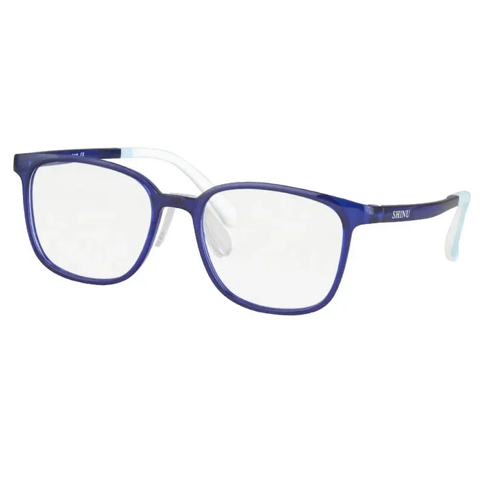 SHINU Lunettes pour enfants 2025 Monture en plastique PPSU Anti-lumière bleue Verres d'ordinateur Lunettes roses pour enfants Monture sans correction