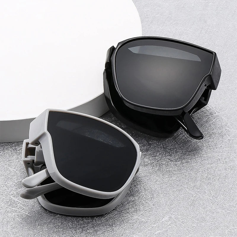 Foldable prescription sunglasses, simple and versatile, unisex, foldable sunglasses for driving.