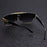 Lunettes de soleil carrées à double pont Black Gold, lunettes de conduite légères de luxe pour hommes d'affaires