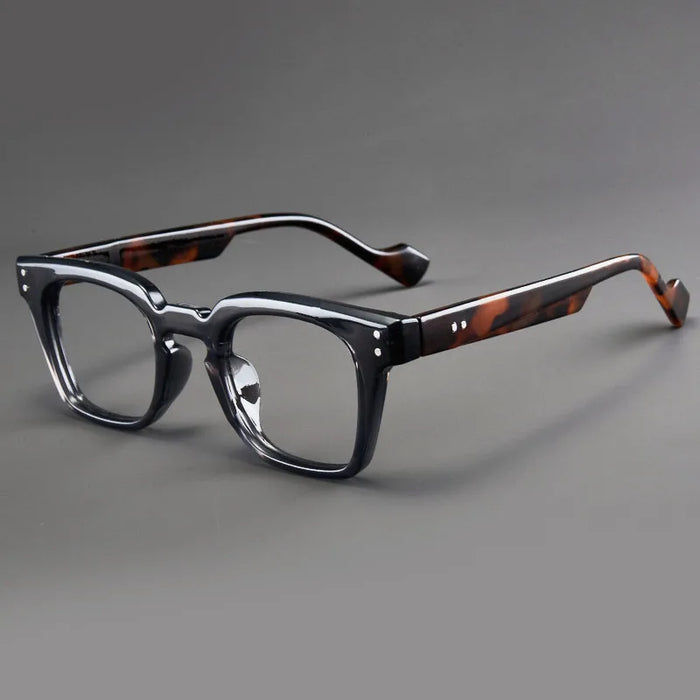 2025 New Square Reading Glasses Men Black Frame Presbyopia Eyeglasses Women Far Sight Optical Eyewear Diopters 0~+4.0 Spectacles