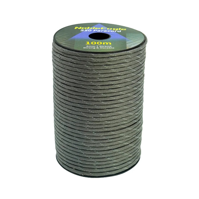 Reflective Paracord Military 7 Strand 4mm 550 Tactical Parachute Cord Camping Tent Lanyard DIY Bracelet Weaving Rope