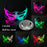 Cyberpunk LED Light Up Glasses Futuristic Luminous Unisex Eyewear Cool Glowing Glasses For Cosplay Bar Rave Club Halloween Party