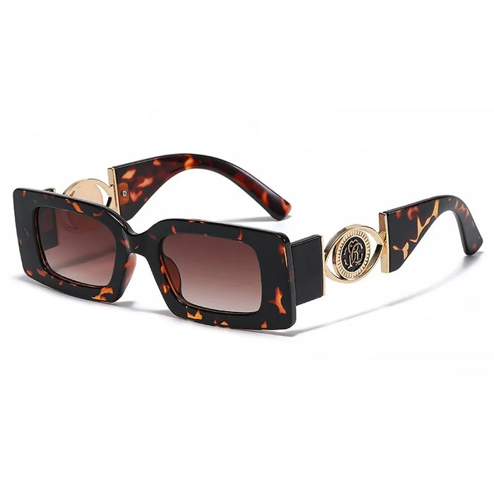 Small Rectangle Sunglasses Men Women Travel Shades Square Sun Glasses Vintage Retro Lunette Soleil Femme Gafas De Sol UV400