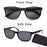 Gafas de sol de lectura extragrandes Adecuadas para hombres y mujeres Montura cuadrada clásica Para uso en exteriores Con lentes graduadas.