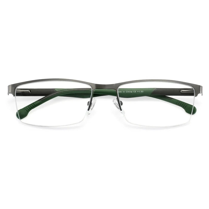 2025 NUEVAS Gafas de lectura con bloqueo de luz azul para hombre y mujer, montura de metal, lupa, lentes para presbicia, gafas +0.75~3.0
