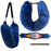For Airplane Travel Travel Neck Pillow With Fillable Clothing Storage Bag U-Shaped Pillowcase Crystal Fleece Neck Pillow Cover