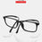 Gafas de lectura progresivas de titanio puro para hombres, antiluz azul, para presbicia, con almohadillas nasales ajustables, dioptrías de +1.0 a +4.0