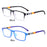 Fashion Anti-Blue Light Gradient Rrectangle Reading Glasses Men Women Urltra-Light Eye Protection Eyeglasses