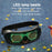 Shining Full-Color LED Glasses Bluetooth App Control Programmable Dynamic Luminous Light up Glasses for Raves Festivals Party