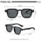 HBK New Fashion Sunglasses Men Vintage Square Gradient Sun Glasses Outdoor Sports Party Vacation Travel Driving Eyeglasses