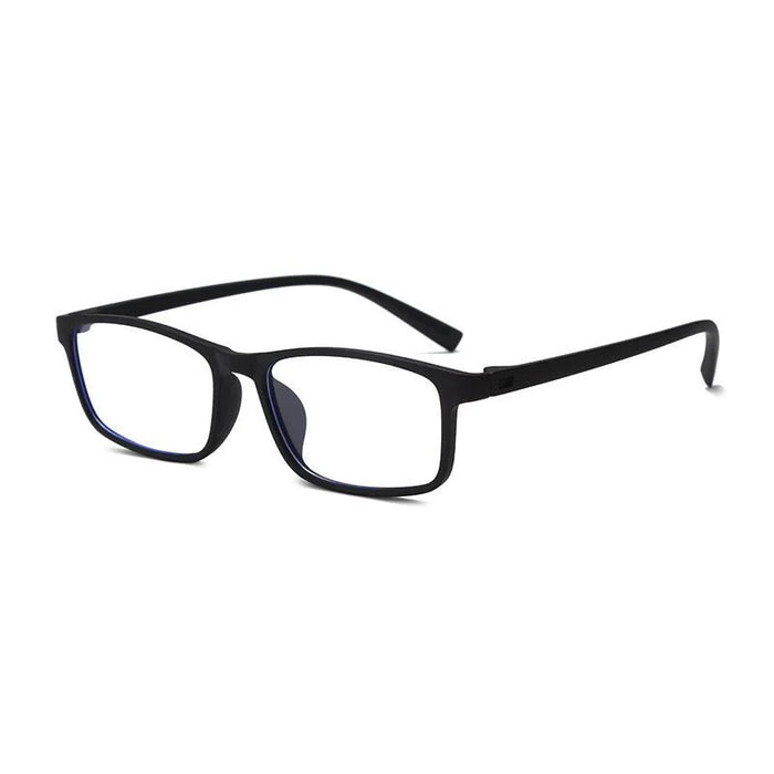 Gafas de lectura progresivas de titanio puro para hombres, antiluz azul, para presbicia, con almohadillas nasales ajustables, dioptrías de +1.0 a +4.0
