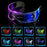 Cyberpunk LED Light Up Glasses Futuristic Luminous Unisex Eyewear Cool Glowing Glasses For Cosplay Bar Rave Club Halloween Party