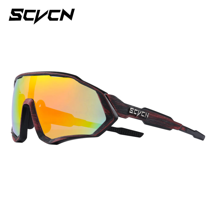 SCVCN Photochromic Cycling Sunglasses Outdoor Sports Running Drving Glasses Road MTB Bicycle Goggles  UV400 Safety Bike Eyewear