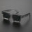 Unisex Plastic Fashion Square Frame Sunglasses For Street Photography And Beach Trips Driving Accessories