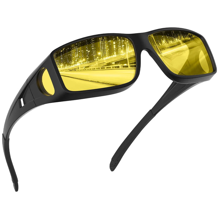CRIXALIS Gafas de sol polarizadas de moda para hombre, visión nocturna para conducir de noche, para mujer y hombre, antirreflectantes, protección UV400