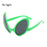 Lunettes lumineuses pour artistes de boîte de nuit Lunettes LED Fête Danse Rave Noël 6V LED Lunettes de soldat futuristes Lumières néon