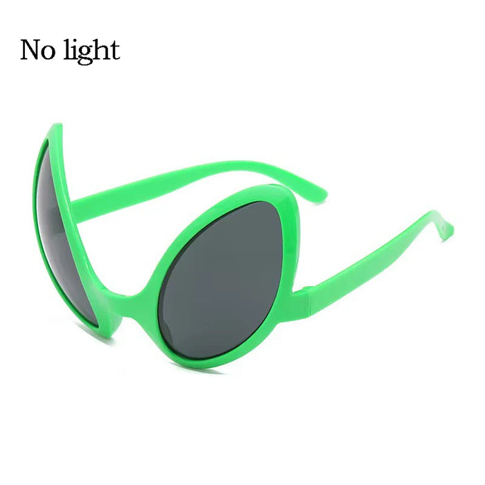 Lunettes lumineuses pour artistes de boîte de nuit Lunettes LED Fête Danse Rave Noël 6V LED Lunettes de soldat futuristes Lumières néon