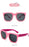 Colorful Folding Sunglasses Outdoor Sunglasses Boys Girls Brand Design Square Glasses Eyewear Protection Uv400