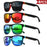 1-4 PCS Homme Classique Carré Polarisé Lunettes de Soleil Sport Légères Monture PC UV400 pour Conduite Pêche Cyclisme Unisexe Durabilité